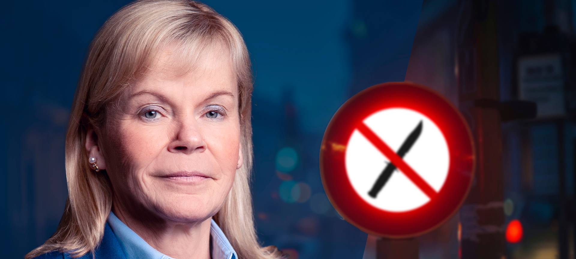 Polizeipräsidentin Zurhausen setzt sich mit ihren Kollegen gegen zunehmende Messergewalt ein.