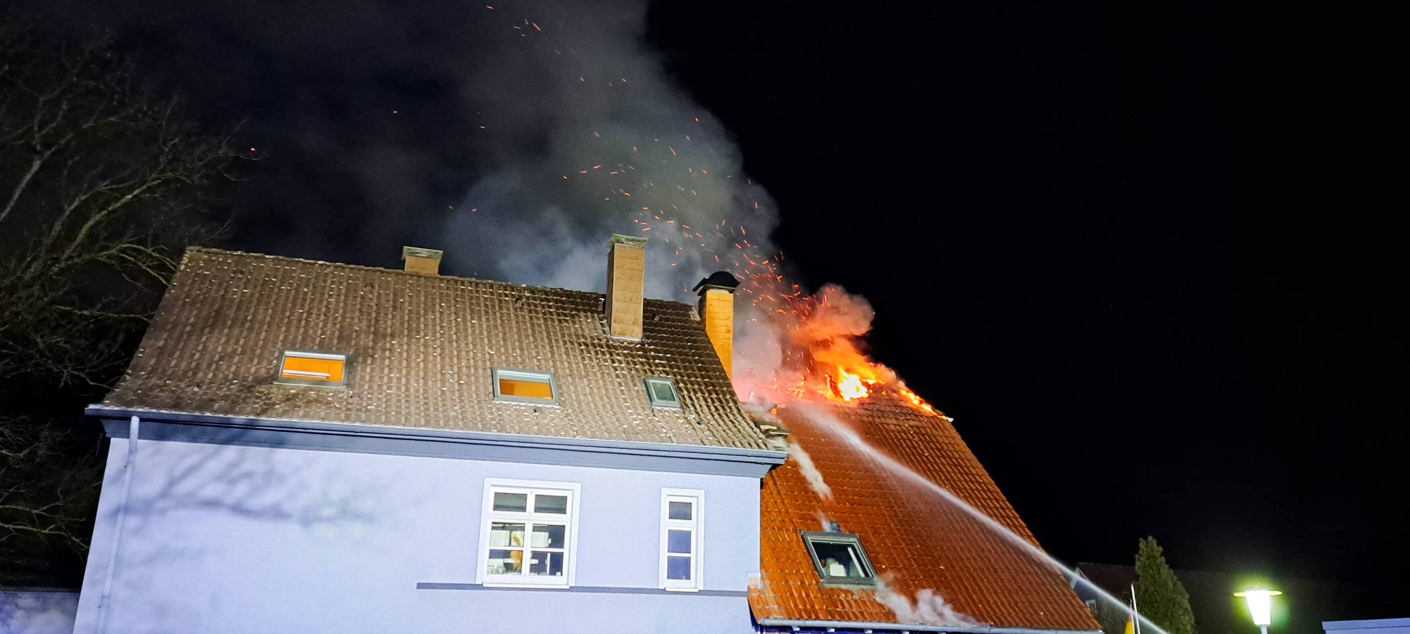 Feuerwehr-Großeinsatz in Herten