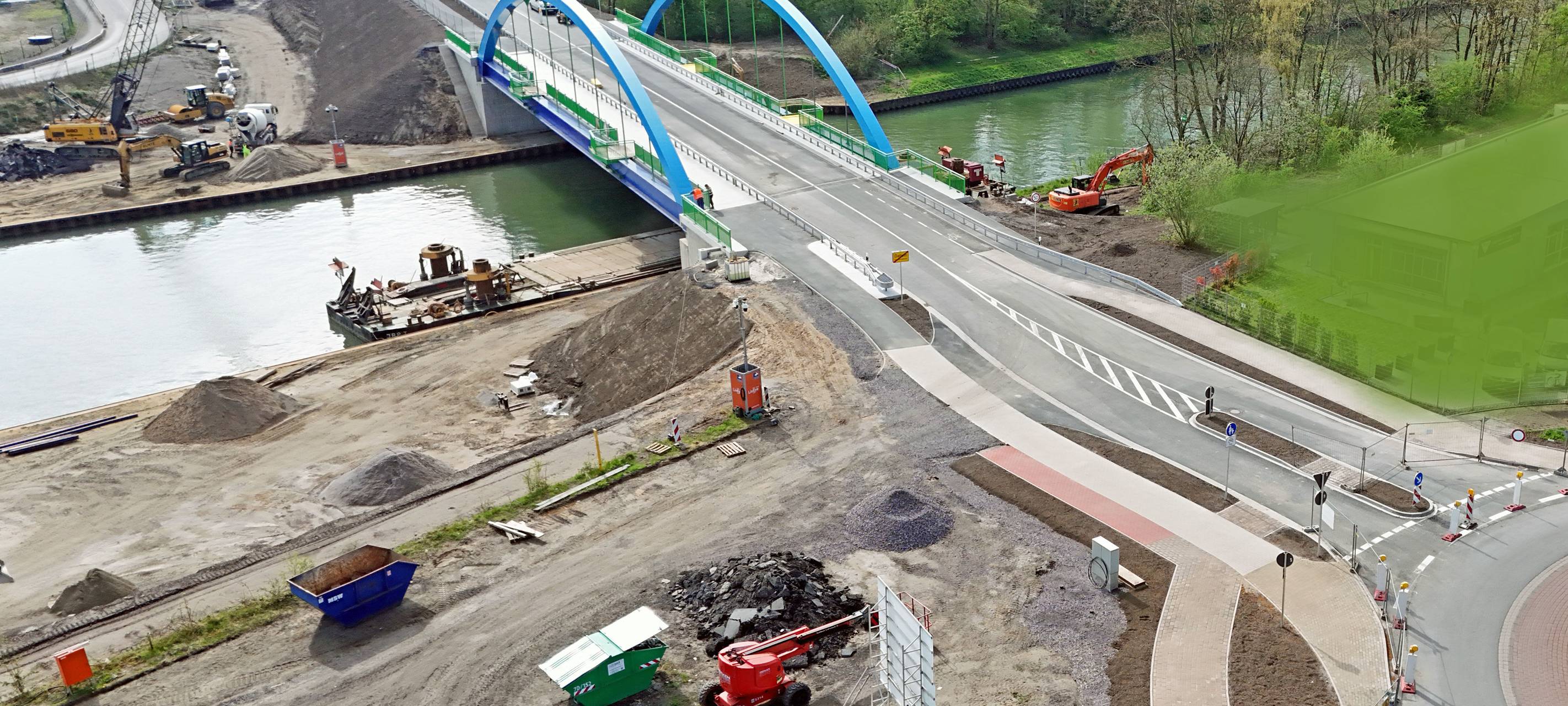 Löringhofbrücke in Datteln ab sofort wieder frei