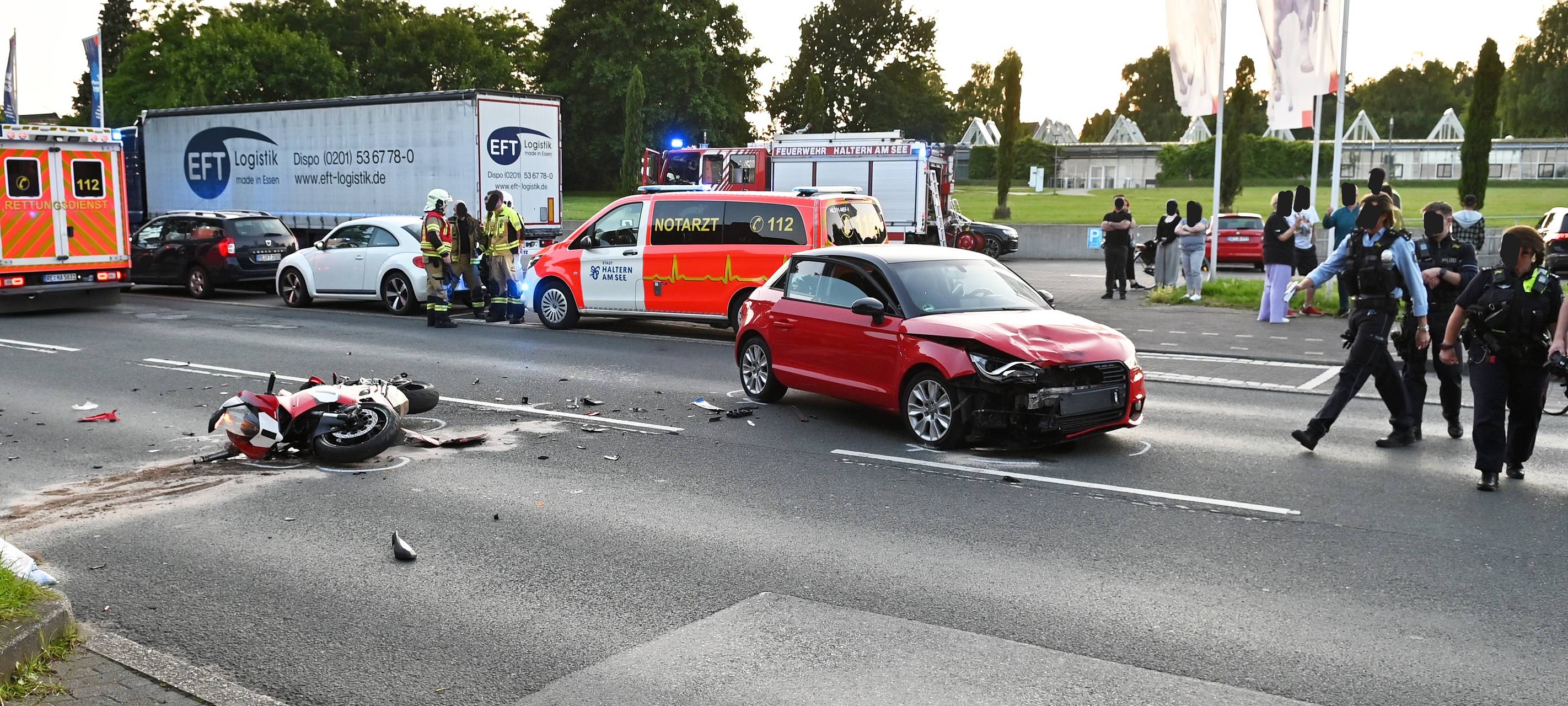 Rettungshubschrauber landet in Haltern