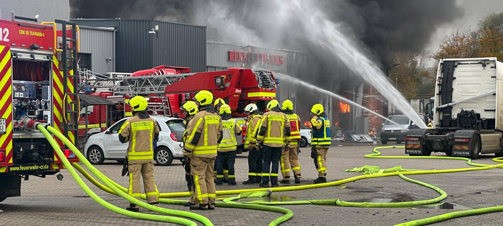 Großbrand in Castrop-Rauxel: Brandursache steht fest