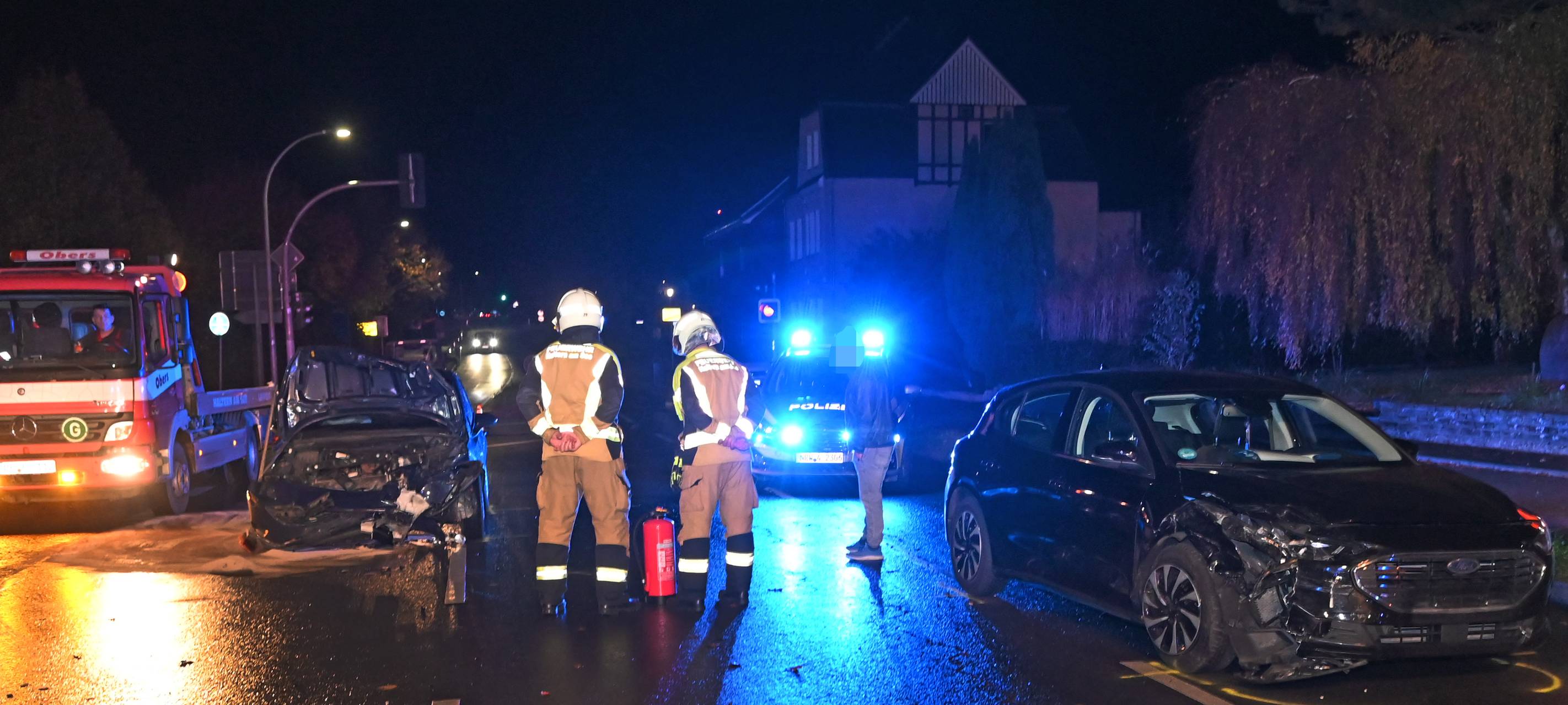 Unfall auf B58 in Haltern