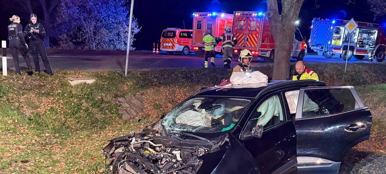 Säugling im Auto: Schwerer Unfall in Haltern