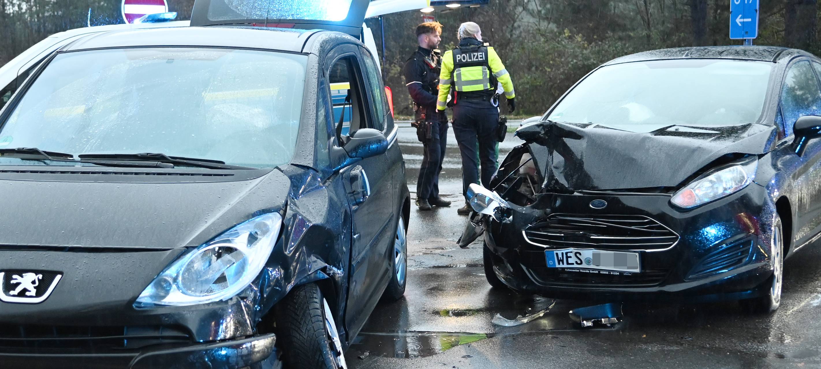 B58 in Dorsten: Gleich zwei Unfälle am Wochenende