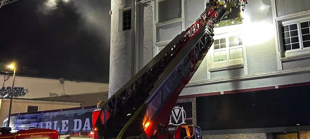 Brand in alter Recklinghäuser Tabledance-Bar