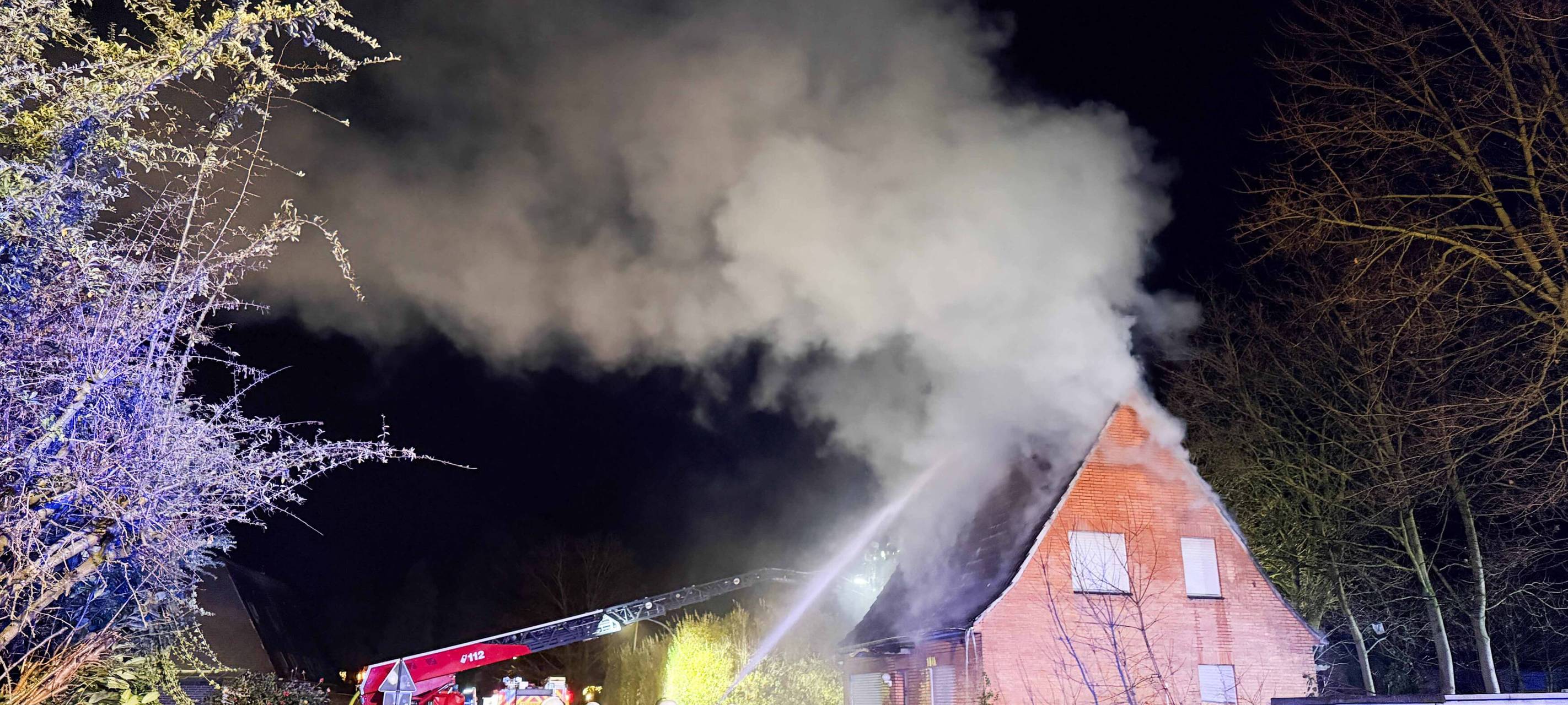 Waltrop: Haus nach Brand zerstört