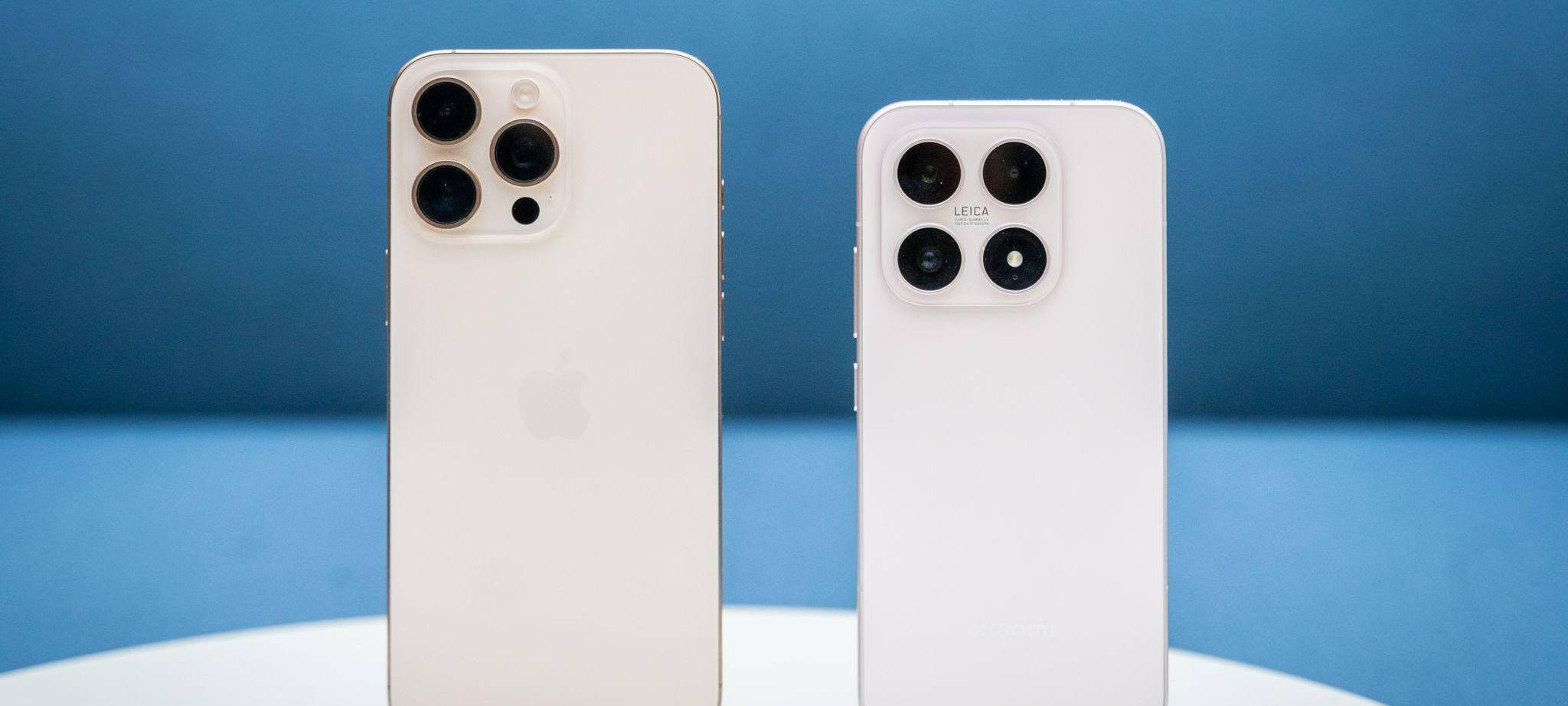 Gegenüberstellung Xiaomi 17 und iPhone 16 Pro Max