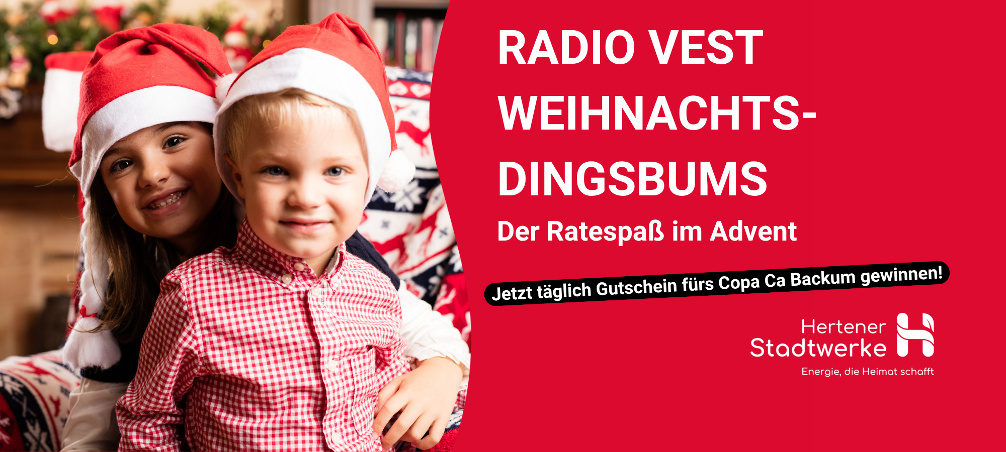 Jetzt täglich Chance auf einen Gutschein für das Copa Ca Backum gewinnen.